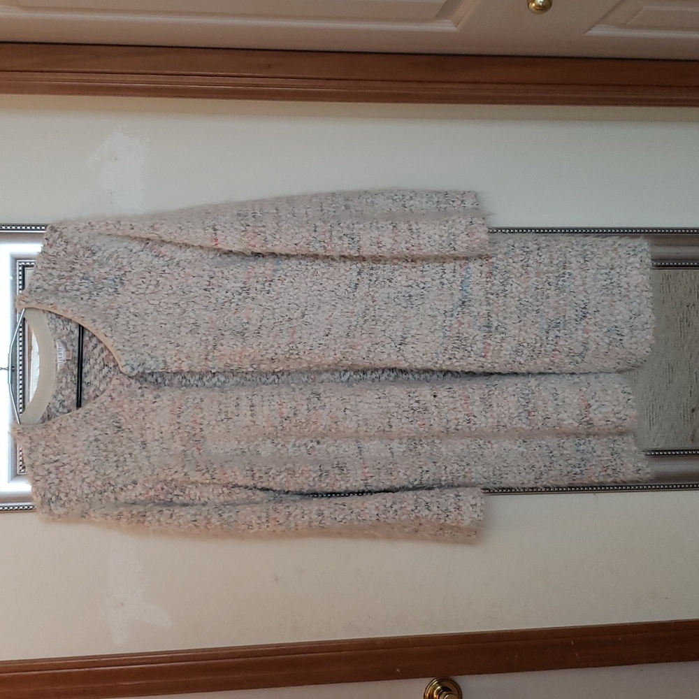 Solitaire long Dress Sweater/Cardigan.  Never Worn. Large.